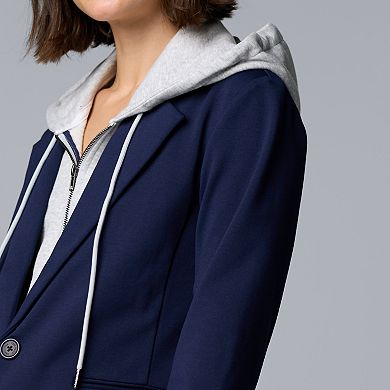 Women's Simply Vera Vera Wang Hooded Blazer