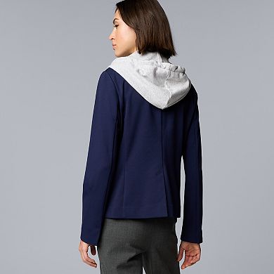 Women's Simply Vera Vera Wang Hooded Blazer