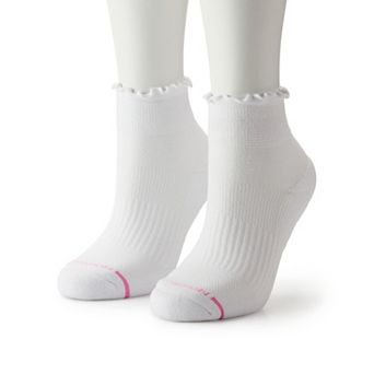 Women's Dr. Motion Lettuce Edge Mid Crew Socks 2 pk