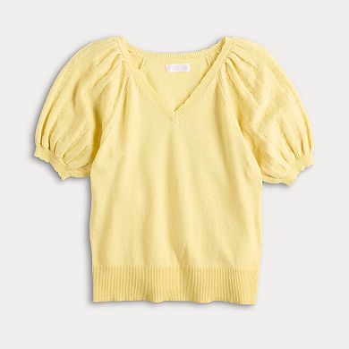 Petite LC Lauren Conrad Soft Pullover Sweater