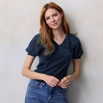 Petite LC Lauren Conrad Soft Pullover Sweater