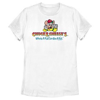 Juniors' Chuck E. Cheese's Where A Kid Can Be A Kid Graphic Tee