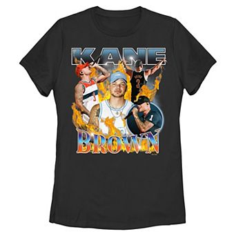 Juniors' Kane Brown Collage Poster Graphic Tee
