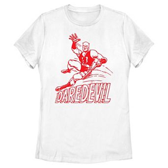 Juniors' Marvel Daredevil Action Vintage Poster Graphic Tee