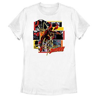 Juniors' Marvel Daredevil Comic Scenes Graphic Tee