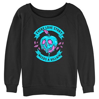 Disney Villains Every Love Story Needs A Villain Juniors' Graphic Pullover
