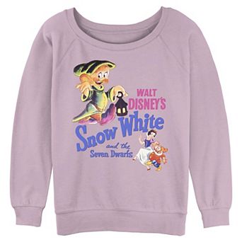 Disney's Snow White And The Seven Dwarfs Vintage Poster Juniors' Graphic Pullover