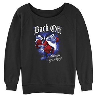 Disney's Snow White And The Seven Dwarfs Grumpy Back Off Juniors' Graphic Pullover