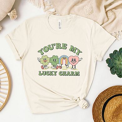 Simply Sage Market You're My Lucky Charm Clovers Short Sleeve Tee
