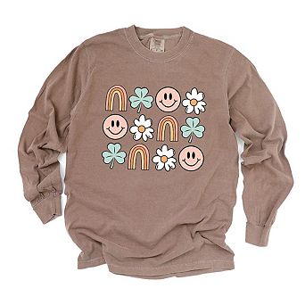 St. Patrick's Chart Garment Dyed Long Sleeve Tees