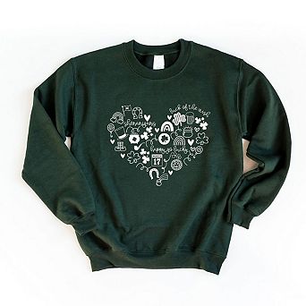 St. Patrick's Heart Sweatshirt