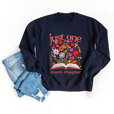 Just One More Chapter Blooming 2XL True Navy