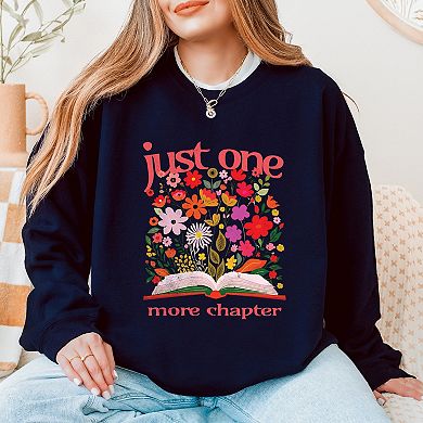 Just One More Chapter Blooming 2XL True Navy