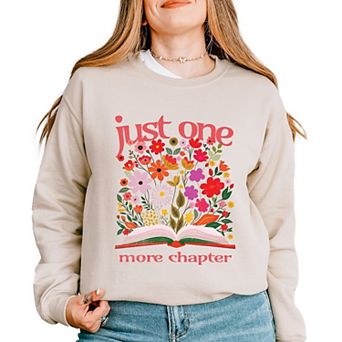 Just One More Chapter Blooming 2XL True Navy