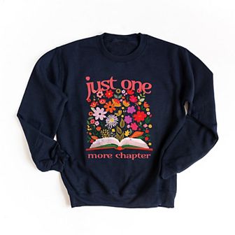 Just One More Chapter Blooming 2XL True Navy