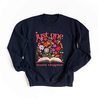Just One More Chapter Blooming 2XL True Navy