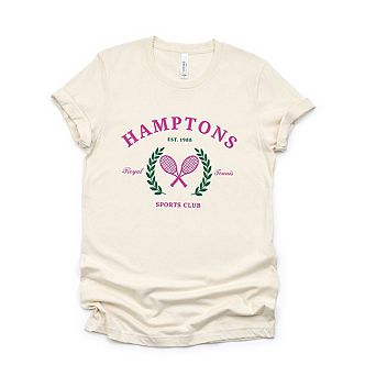Hamptons Sports Club Tennis Short Sleeve Graphic Tee