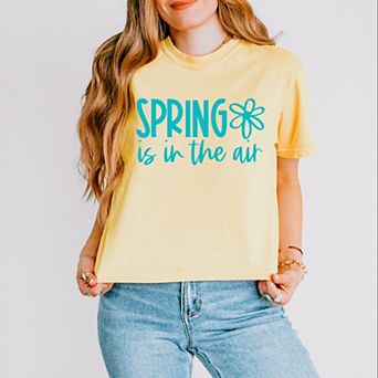 Simply Sage Market Spring Is in the Air Boxy Crop Top