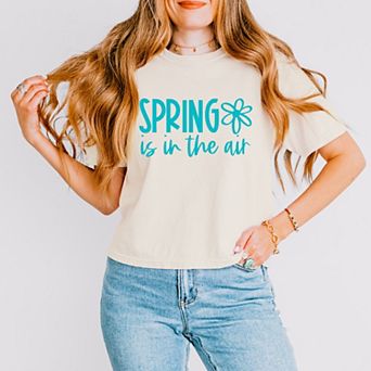 Simply Sage Market Spring Is in the Air Boxy Crop Top