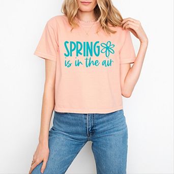 Simply Sage Market Spring Is in the Air Boxy Crop Top