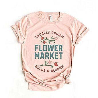 Simply Sage Market Locally Grown Flower Market Short Sleeve Tee