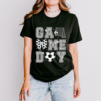 Soccer Game Day Flower S Plum