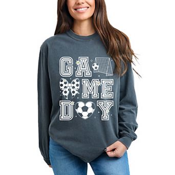 Soccer Game Day Flower M Crunchberry