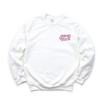 Simply Sage Market Embroidered New York Stars Sweatshirt