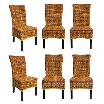 Torrig Banana Leaf Chair SET 6 pc