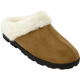 Comfortview Women's The Andy Fur Clog Slipper