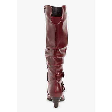 Comfortview Women's The Cleo Tall Wide Calf Boot