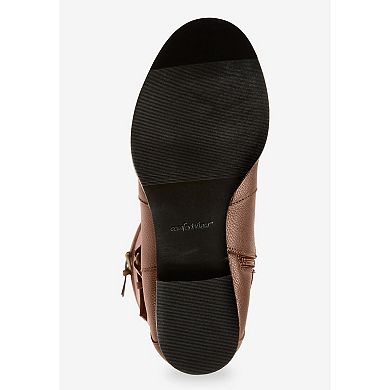 Comfortview Women's The Janis Tall Wide Calf Leather Boot