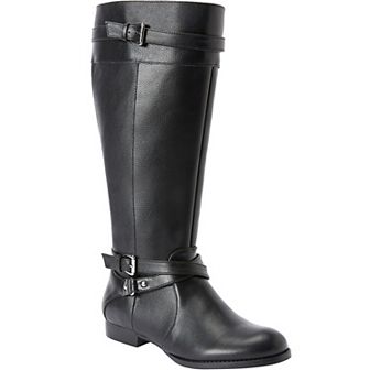 Comfortview Women's The Janis Tall Wide Calf Leather Boot