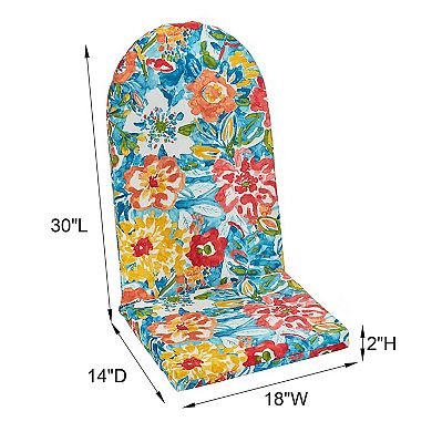 BrylaneHome Outdoor Performance Adirondack Chair Cushion