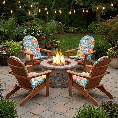 BrylaneHome Outdoor Performance Adirondack Chair Cushion
