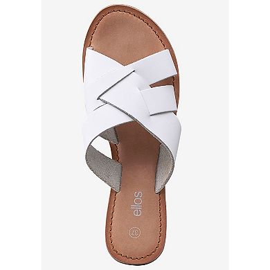 ellos Women's Multi-Strap Leather Sandal