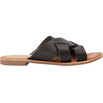 ellos Women's Multi-Strap Leather Sandal