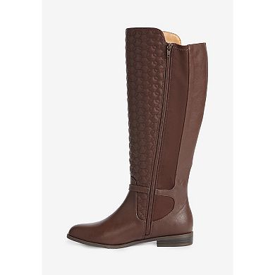 Comfortview Women's The Viona Tall Wide Calf Boot