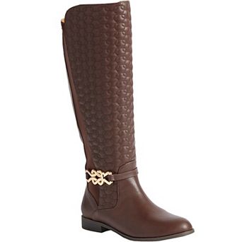 Comfortview Women's The Viona Tall Wide Calf Boot