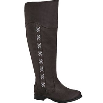Avenue Women's Wide Width Wide Fit Nadia Grey Tall Boot