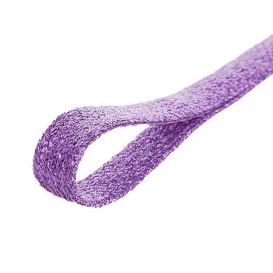 1 Pair Glitter Shiny Metallic Shimmery Flat Sneakers Shoelaces Shoe Laces Strings 51.18"