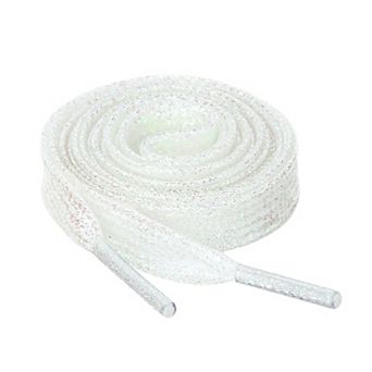1 Pair Glitter Shiny Metallic Shimmery Flat Sneakers Shoelaces Shoe Laces Strings 51.18"