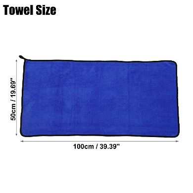 1 pcs Car Drying Towel Extra Large Car Cleaning Detailing Absorbent Car Drying Cloth 19.69"x39.39"