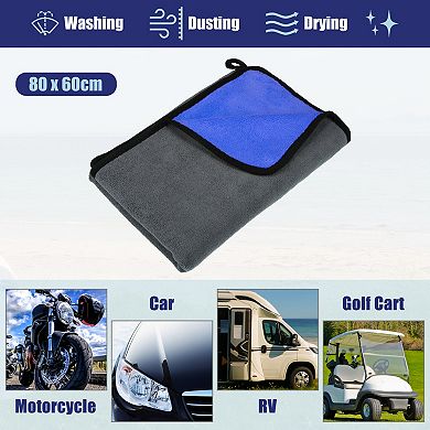 Car Drying Towel Large Car Cleaning Detailing Absorbent Colossal Car Drying Cloth 31.50"x23.62"