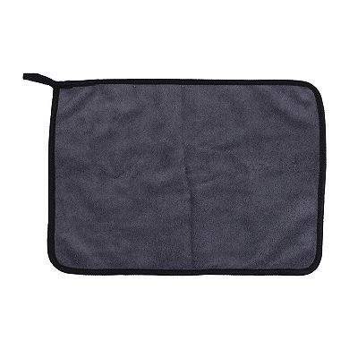 1pcs Car Drying Towel 600GSM Highly Absorbent Car Drying Cloth Gray Green 11.81"x15.75"