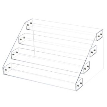 4 tier Spice Organizer Shelf Seasoning Jar Rack Suitable for Kitchen Countertop 12.4"x8.46"x6.3"