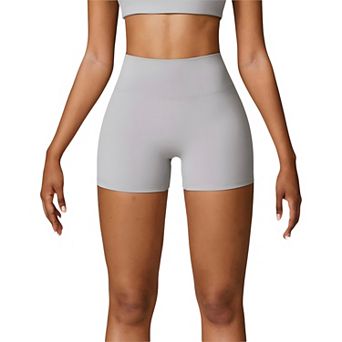 Women's High Waist Athletic Shorts for Yoga and Fitness