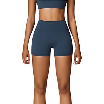 Women's High Waist Athletic Shorts for Yoga and Fitness