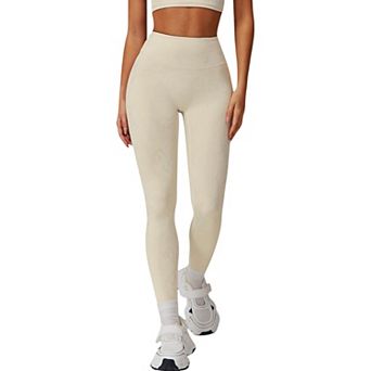 Women's High-Waist Textured Seamless Leggings