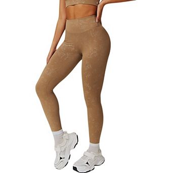 Women's High-Waist Textured Seamless Leggings